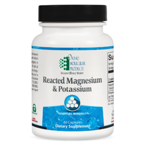 reacted magnesium & potassium